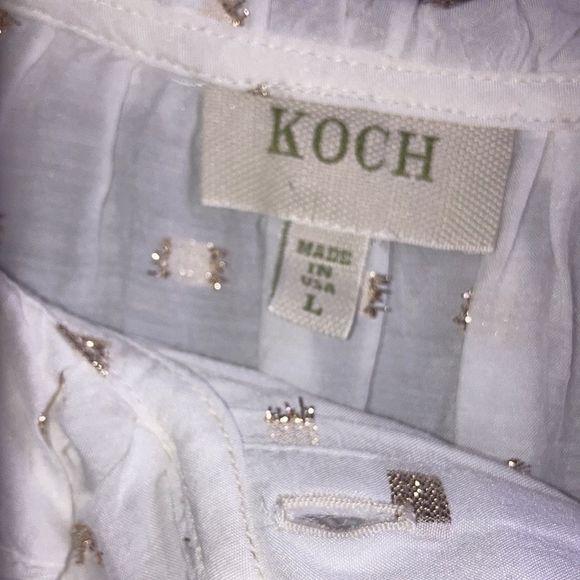 Womens Koch Large White with Gold Top - Picture 3 of 11